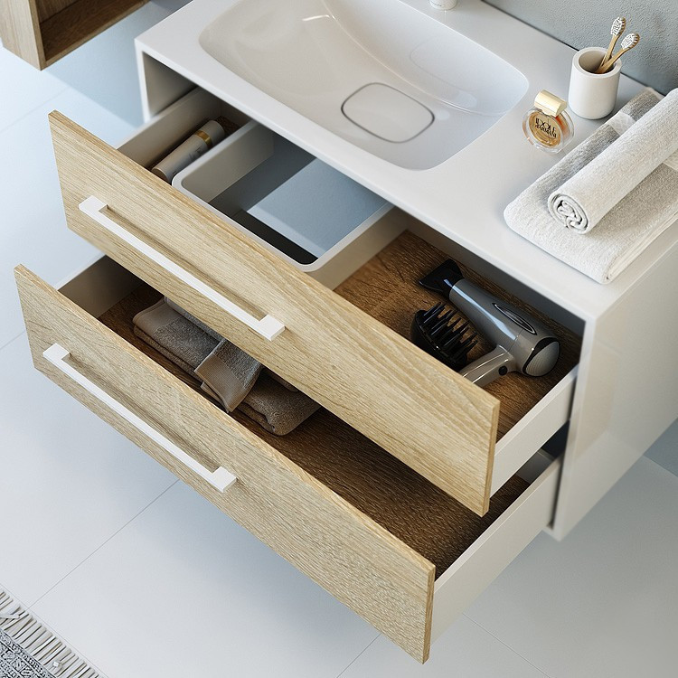 Тумба под раковину Aqwella Маями 90 подвесная