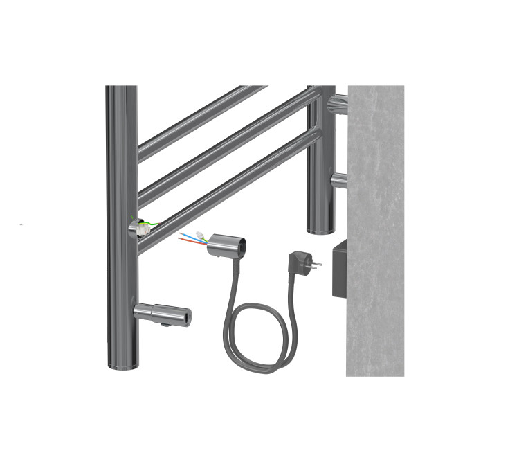 Полотенцесушитель электрический Aquatek Бетта AQ EL KRC1090CH