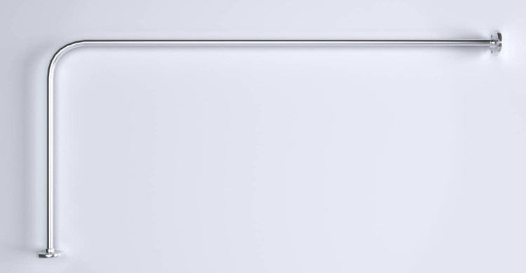 Карниз для ванны 1Marka Г-образный 1200х900