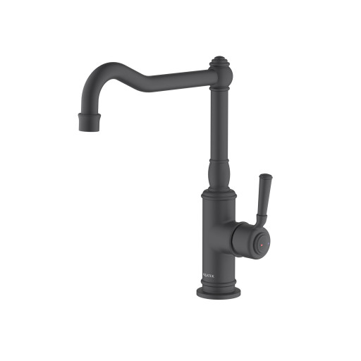 Смеситель для кухни Aquatek, матовый черный AQ1580MB КЛАССИК