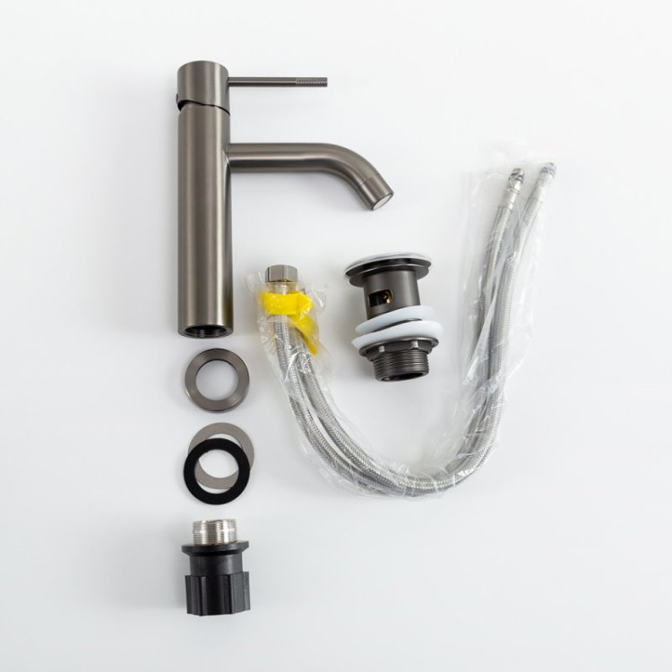 Смеситель для раковины без донного клапана Cezares RELAX-LS1-01-W0