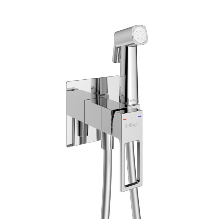 Гигиенический душ со смесителем Cezares LUC-HGN-CRM