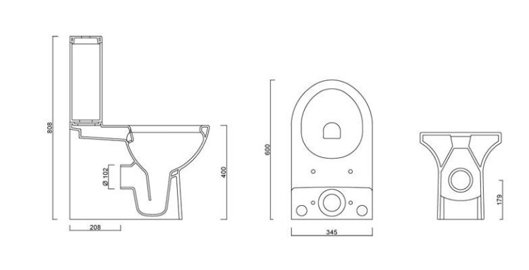 Унитаз-компакт Guralvit Tria TR00KRK58