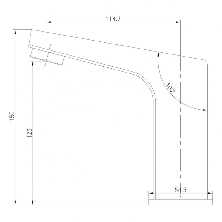 Смеситель Lemark Project LM4650CE для раковины бесконтактный (сенсорный)