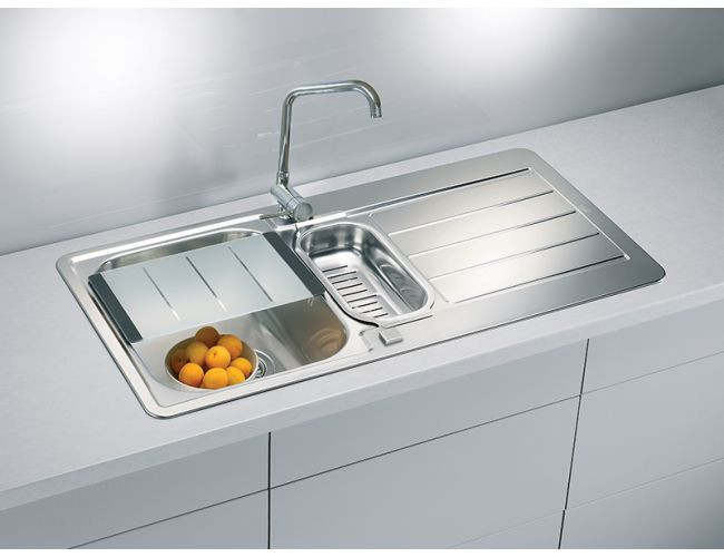 Мойка LINE MAXIM 10-SAT 980X500 1+1/2 с сифоном 1130555 ,