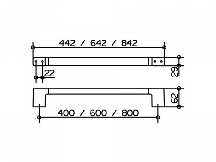Полотенцедержатель Keuco Collection Moll 12701 010600