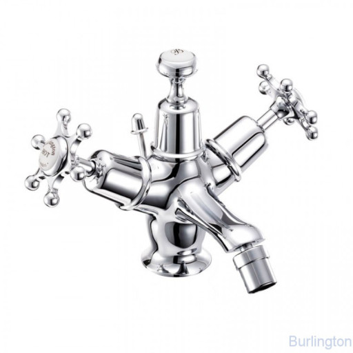 Смеситель для биде на 1 отверстие с донным клапаном [BI13]