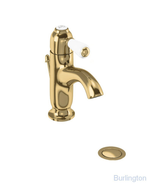 Смеситель на 1 отверстие однорычажный с донным клапаном [CH22 GOL]