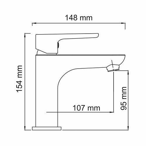 WasserKRAFT Leine 3504 Смеситель для умывальника