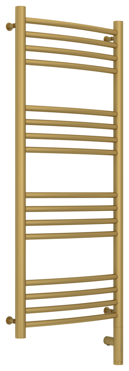 Полотенцесушитель электрический Сунержа Богема 3.0 выгнутая 1000х400 МЭМ правый Матовое золото