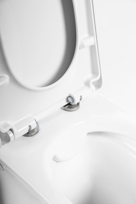 Унитаз подвесной безободковый с креплением BelBagno BB1224CHR-SM