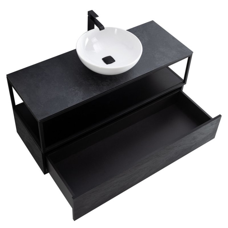 Раковина керамическая 1200x465 Cezares CZR-MIL-120-LVB