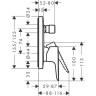 Смеситель для душа Hansgrohe Talis E 71745000