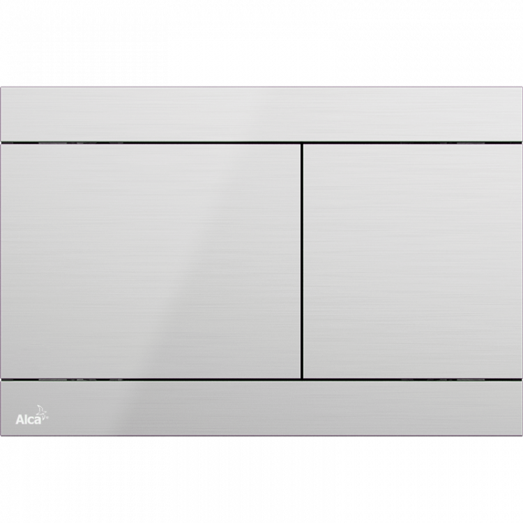 Кнопка управления для скрытых систем инсталляции, нержавеющая сталь-полумат Alcadrain Fun Inox