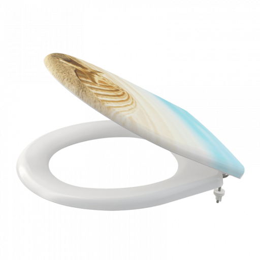 Сиденье для унитаза универсальное SOFTCLOSE, Дюропласт Alcadrain A604 SHELL