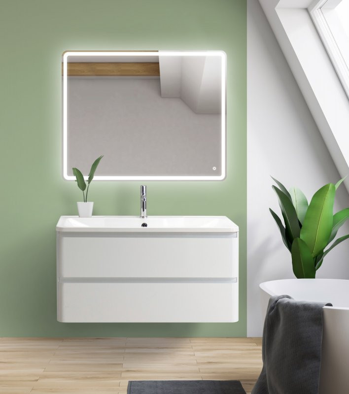 База под раковину подвесная с двумя выкатными ящиками 900x450x500 BelBagno ALBANO-900-2C-SO-RVB