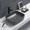 COMFORTY. Накладная раковина T-Y9378MDH графит матовая