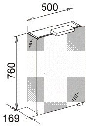 Зеркальный шкаф Keuco Elegance 21601 171201