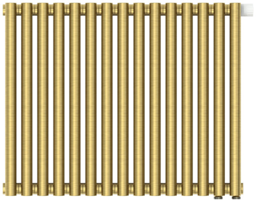 Отопительный радиатор Сунержа Эстет-11 EU50 500х675 15 секций Состаренная латунь
