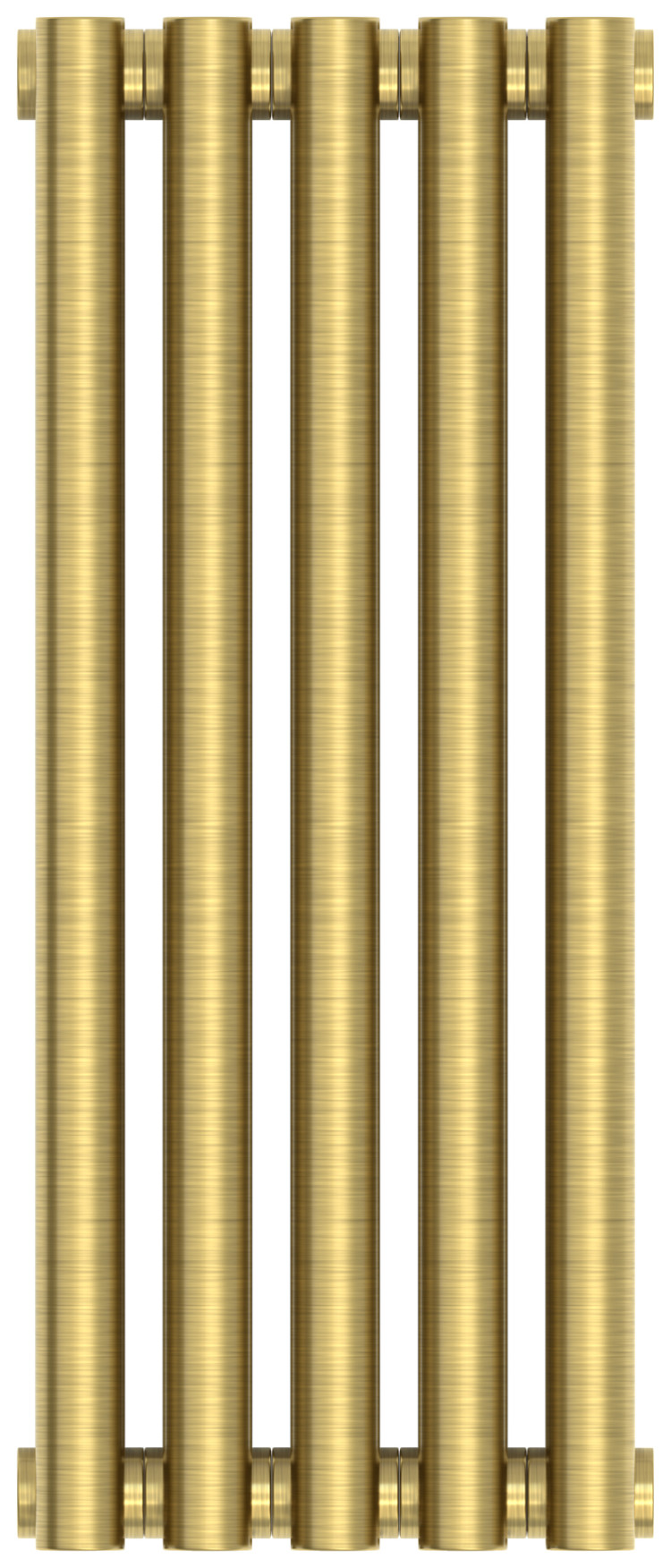 Отопительный радиатор Сунержа Эстет-0 500х225 5 секций Состаренная латунь