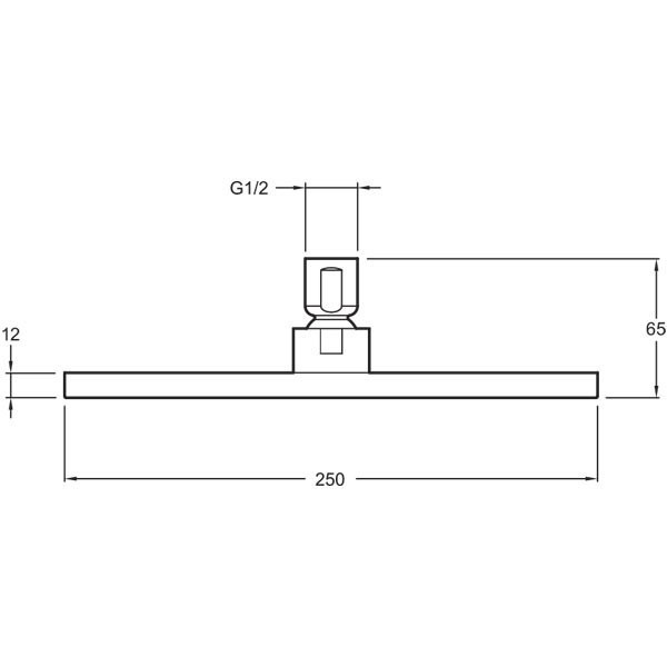 Верхний душ Jacob Delafon Katalyst E13696-CP