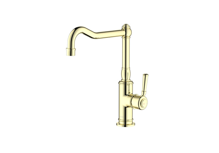 Смеситель для кухни Aquatek, полир. золото AQ1580PG КЛАССИК