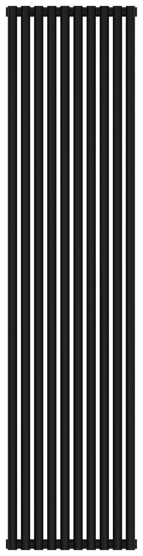 Отопительный радиатор Сунержа Эстет-11 1800х450 10 секций Матовый чёрный