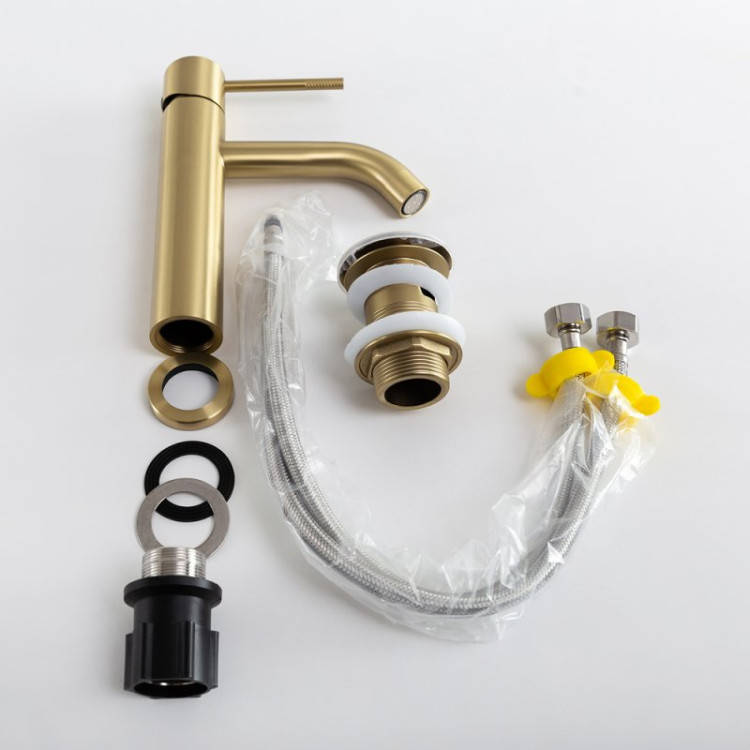 Смеситель для раковины с донным клапаном Cezares RELAX-LS1-NOP