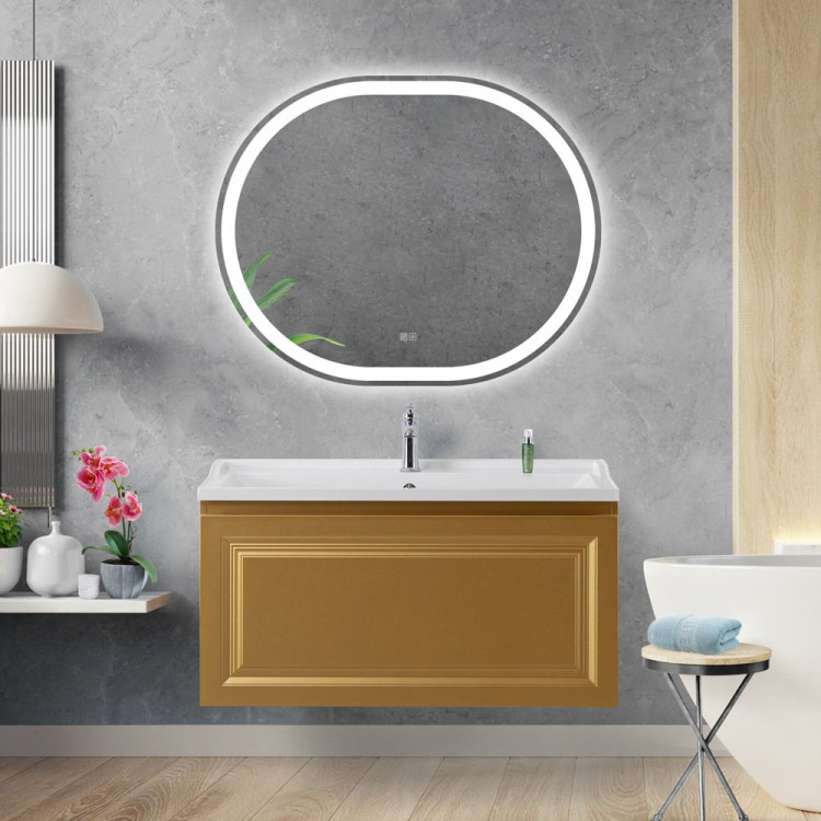 Раковина из искусственного мрамора, 1000x450x179 Cezares CZR-1000/450-LV-MR-FS