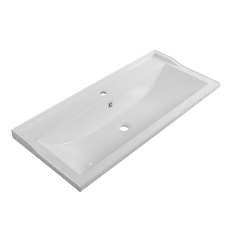 Раковина из искусственного мрамора, 1000x450x179 Cezares CZR-1000/450-LV-MR-FS