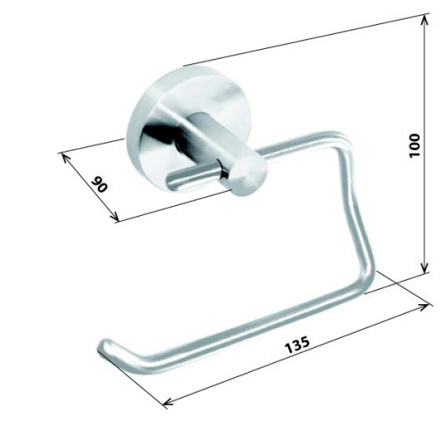 Держатель для туалетной бумаги Bemeta Neo stainless 104112045