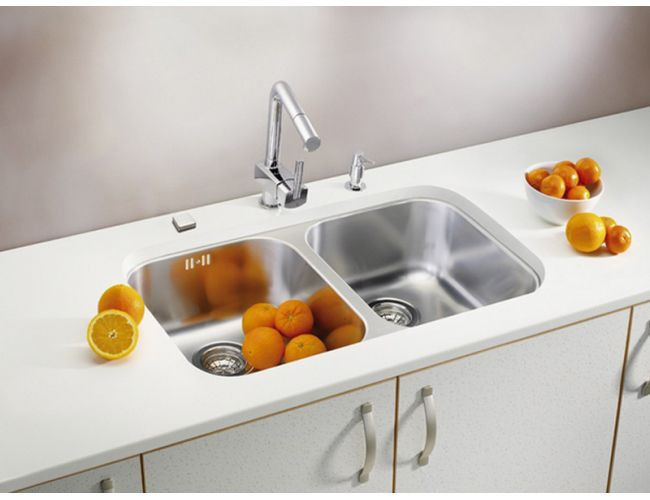 Мойка DUO 30 SAT-90 752X440 в комплекте с сифоном 1127257,