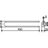 Полотенцедержатель Keuco Collection Moll 12718 010000