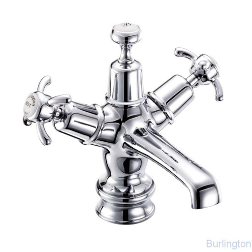 Смеситель для раковины на 1 отверстие Regent, с кнопкой Click-Clack [ANR6]