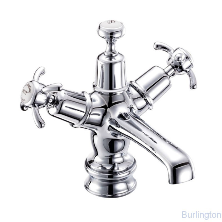 Смеситель для раковины на 1 отверстие Regent, с кнопкой Click-Clack [ANR6]