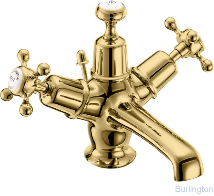 Смеситель на 1 отверстие с донным клапаном [CL4 GOL]