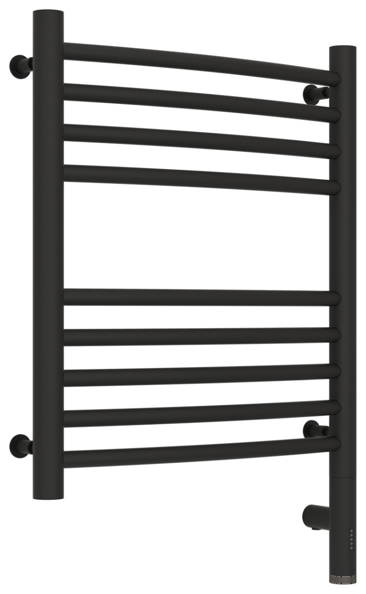 Полотенцесушитель электрический Сунержа Богема 3.0 выгнутая 500х400 МЭМ правый Тёмный титан муар