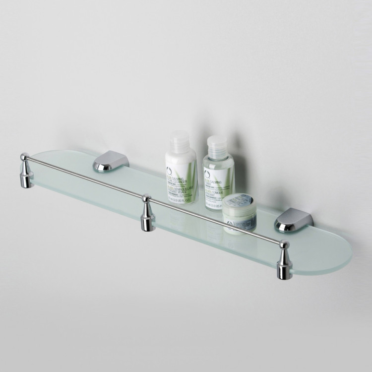 WasserKRAFT Berkel K-6844 (ранее К-6824) Полка стеклянная с бортиком