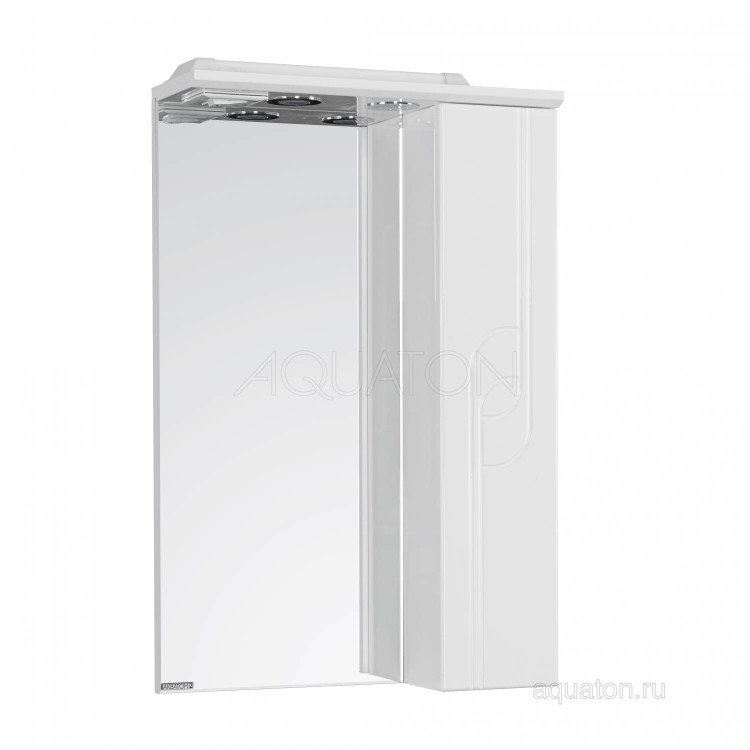 Зеркальный шкаф Aquaton Панда 50 правый белый 1A007402PD01R