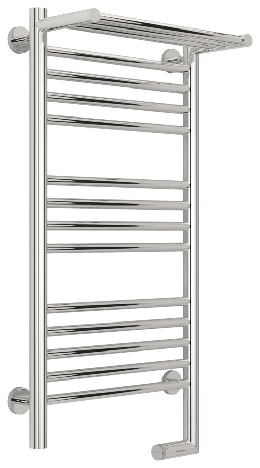 Полотенцесушитель электрический Сунержа Богема с полкой 2.0 800х400 МЭМ правый Без покрытия