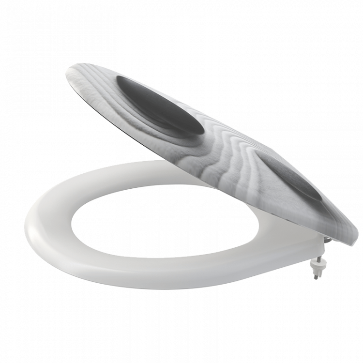 Сиденье для унитаза универсальное SOFTCLOSE, Дюропласт Alcadrain A604 ZEN