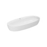 AZZURRA ELEGANCE Раковина 90х42 см, 1 отв., накладная, цвет: белый