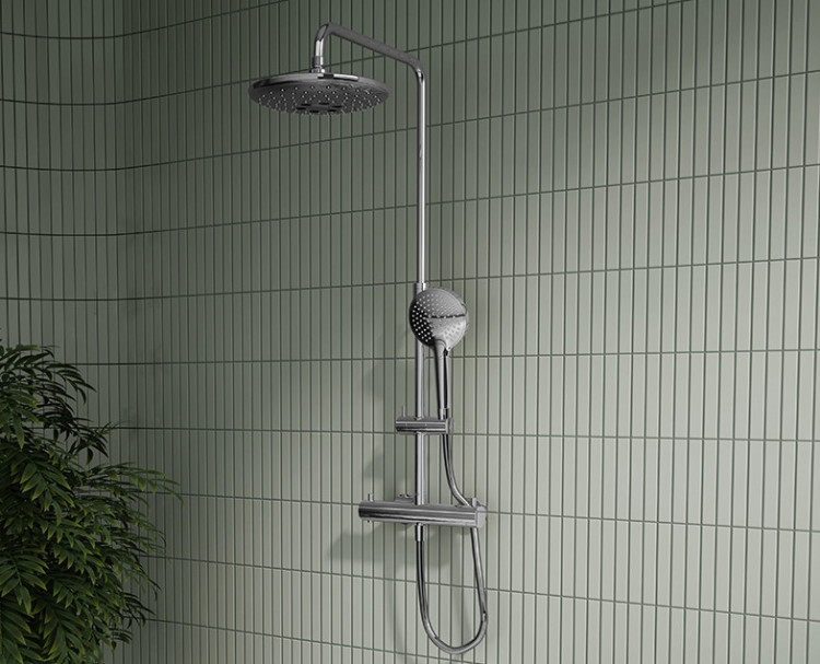 Душевая колонна Aquaheat Bliss 240 2F, хром