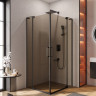 Душевой уголок SLIDER AH-2 Cezares SLIDER-AH-2-70/80-80/90-C-GM