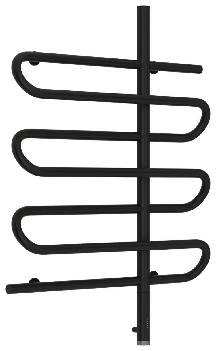 Полотенцесушитель электрический Сунержа Эпатаж 800х600 МЭМ правый Матовый чёрный