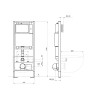 Инсталляция для подвесного унитаза Aquatek Standart 41 INS-0000011, 1130*410*120 мм