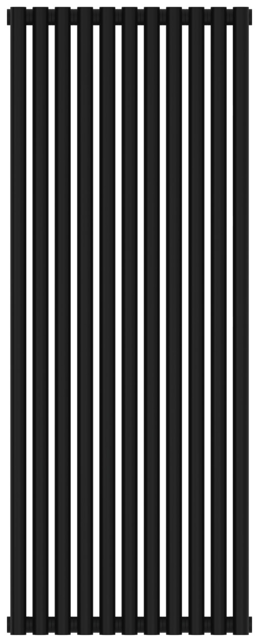 Отопительный радиатор Сунержа Эстет-00 1200х495 11 секций Матовый чёрный