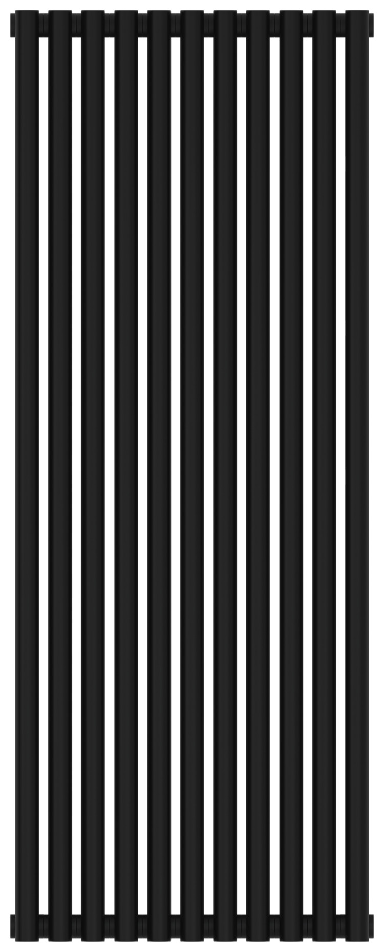 Отопительный радиатор Сунержа Эстет-00 1200х495 11 секций Матовый чёрный