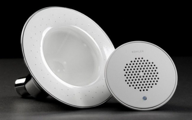 Верхний душ Jacob Delafon Moxie 9245D-CP с Bluetooth динамиком