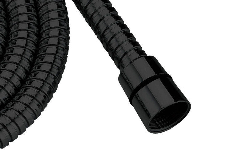 Шланг для душа 160см Aquatek, матовый черный AQ2101MB